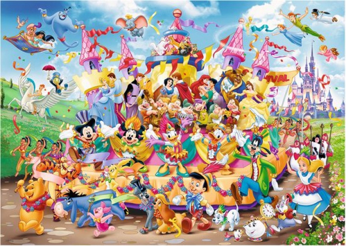 Ravensburger puzzel Disney Carnival - Legpuzzel - 1000 stukjes — afbeelding 2