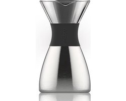 Asobu - Pourover Insulated Coffee Maker - Silver / Black    Cold Brew & Hot possible