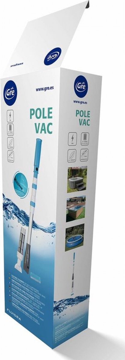 Gre Handmatige zwembadreiniger ABS3 - Wit