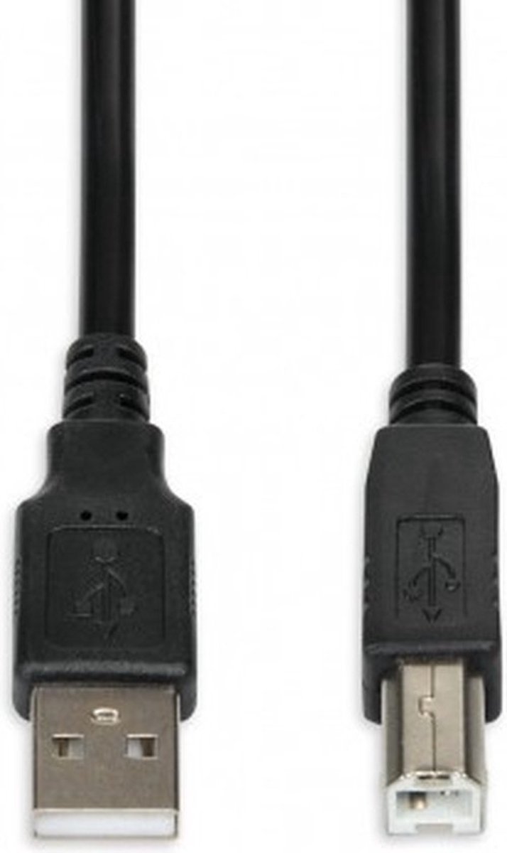 iBox IKU2D USB cable 1.8 m USB 2.0 USB A USB B Black