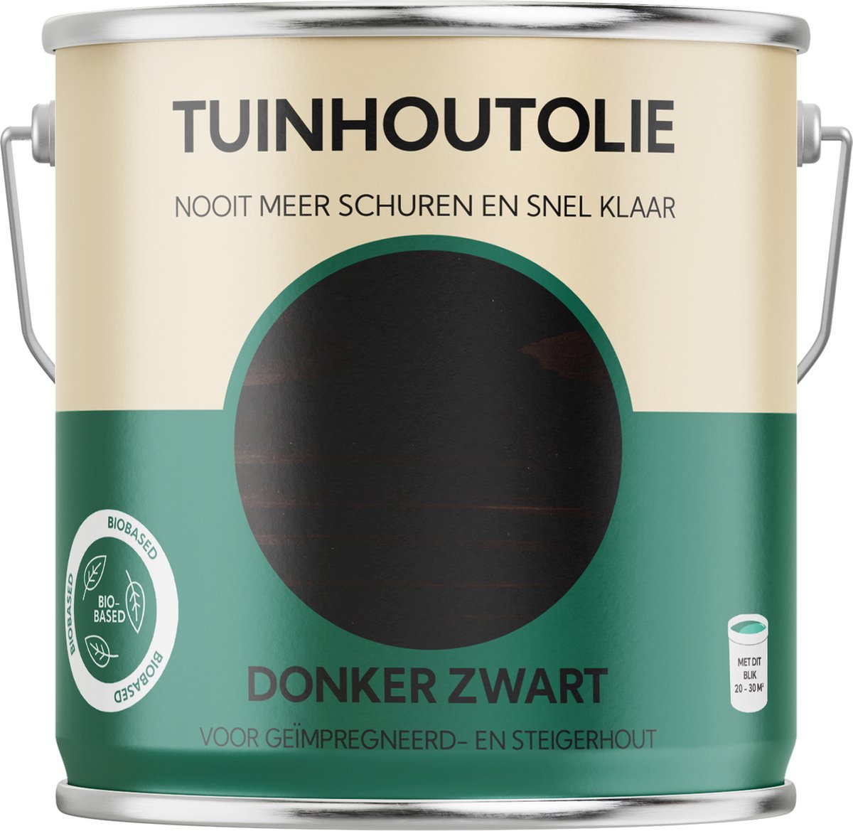 Tuinhout Olie - Donker Zwart-2500ml
