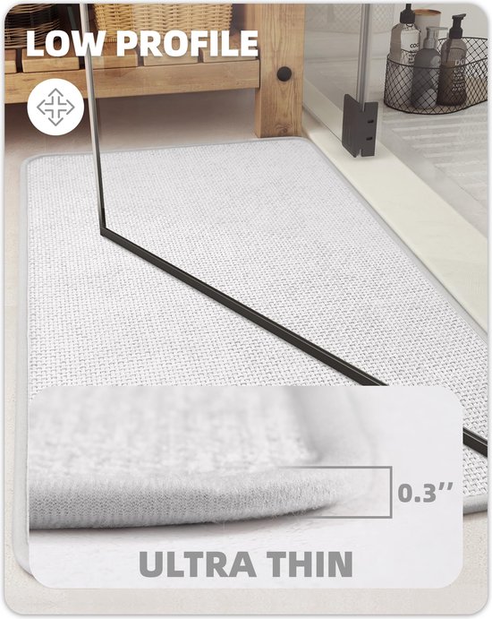 Badmat doux et antidérapant pour des salles de bains élégantes et sûres