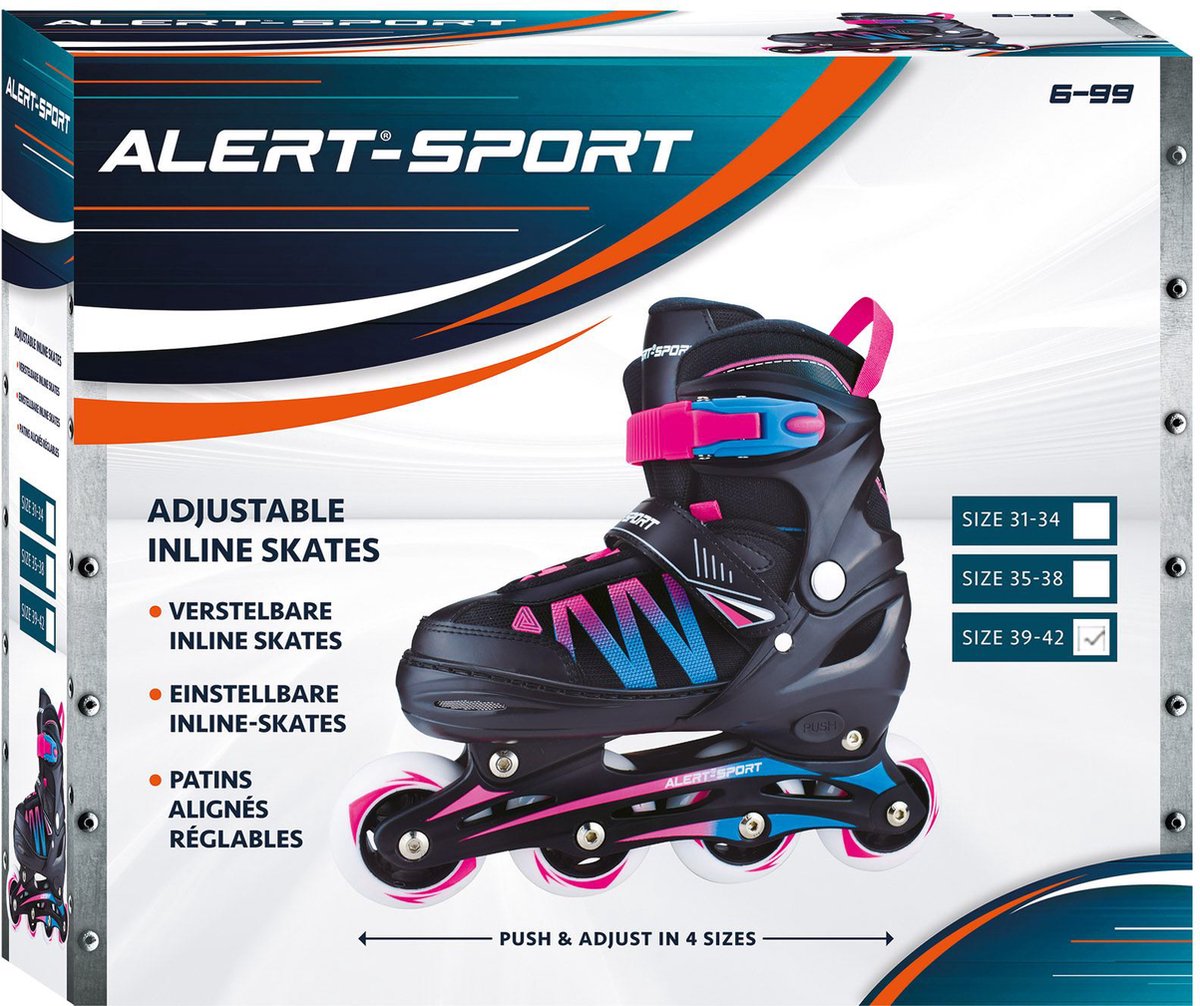 Inline Skates / Skeelers Alert Roze Maat 39-42