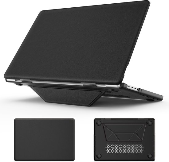 Selencia Sabi Laptop Cover Panterprint Voor De Apple MacBook Pro 16 Inch  2021 / 2023 M3 Chip 2024 M4 Chip A2485 A2780 A2991 A3186 A3403 Midnight Black