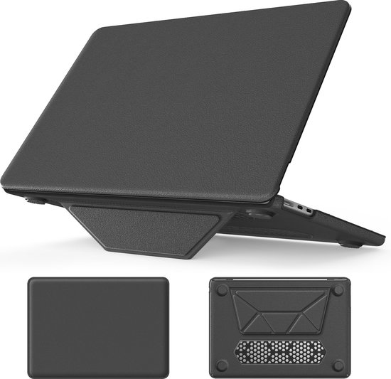 Housse en cuir vegan Turtle Shift MacBook Air 13,6 pouces (2024/2022) - A2681/A3113 - Gris