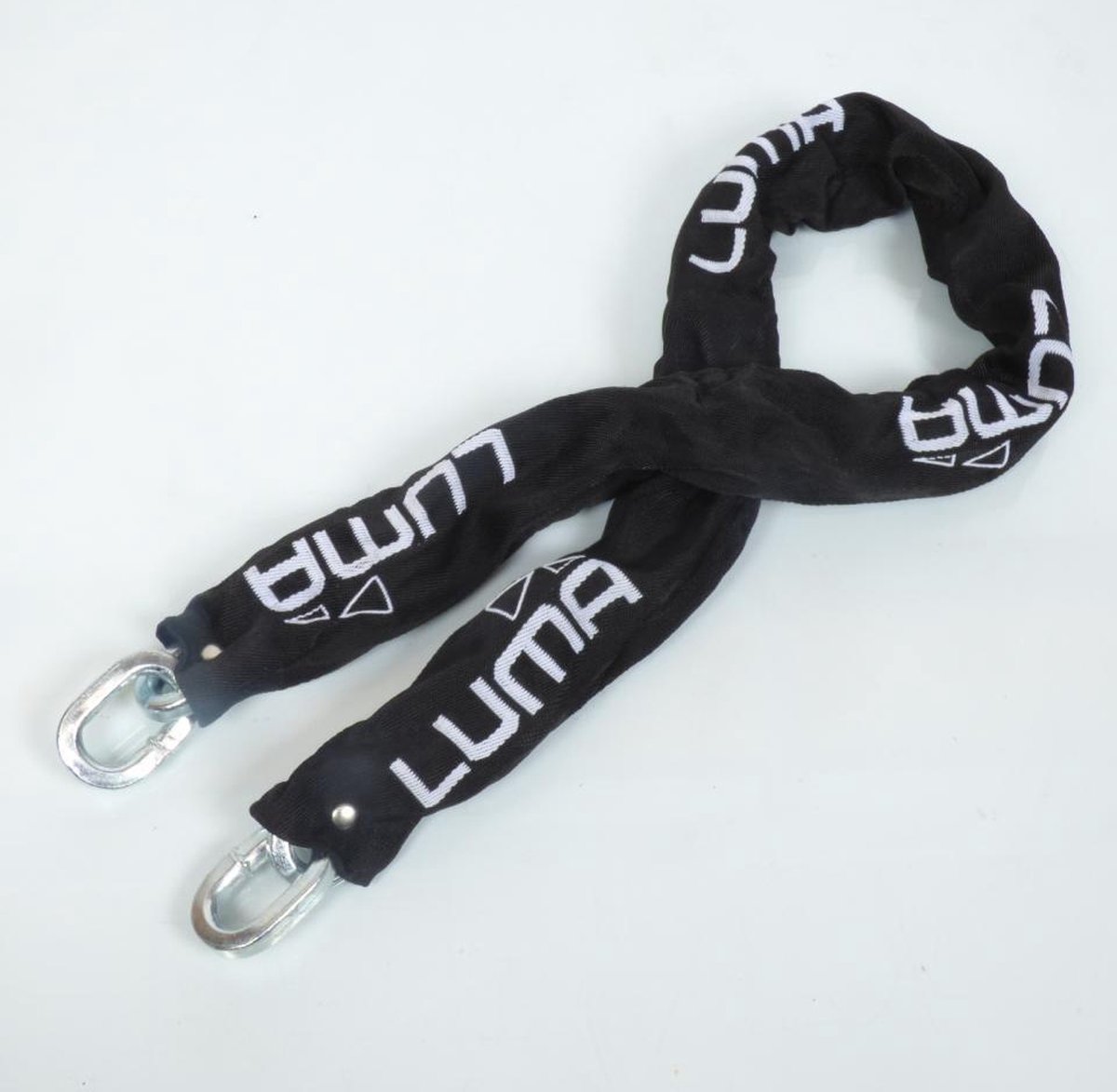 Stalen anti-diefstal ketting Luma Croma vierkant 10mm lengte 120cm voor motor scooter