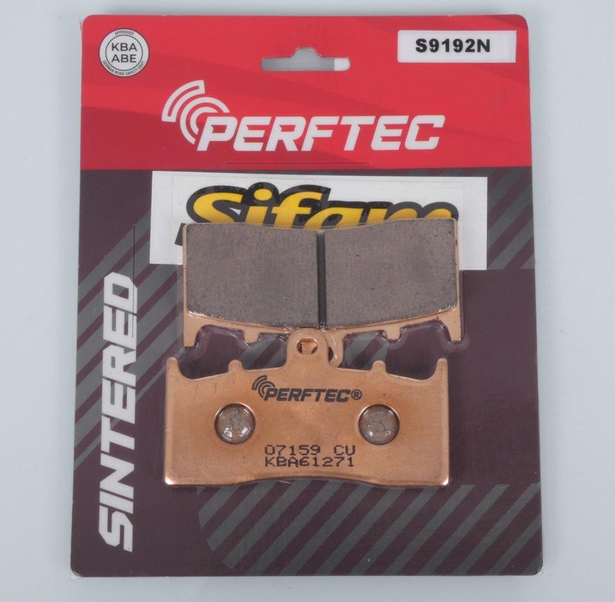 perftec remblok voor motorfiets bmw 1200 r abs 2006 tot 2014 avg / avd nieuw