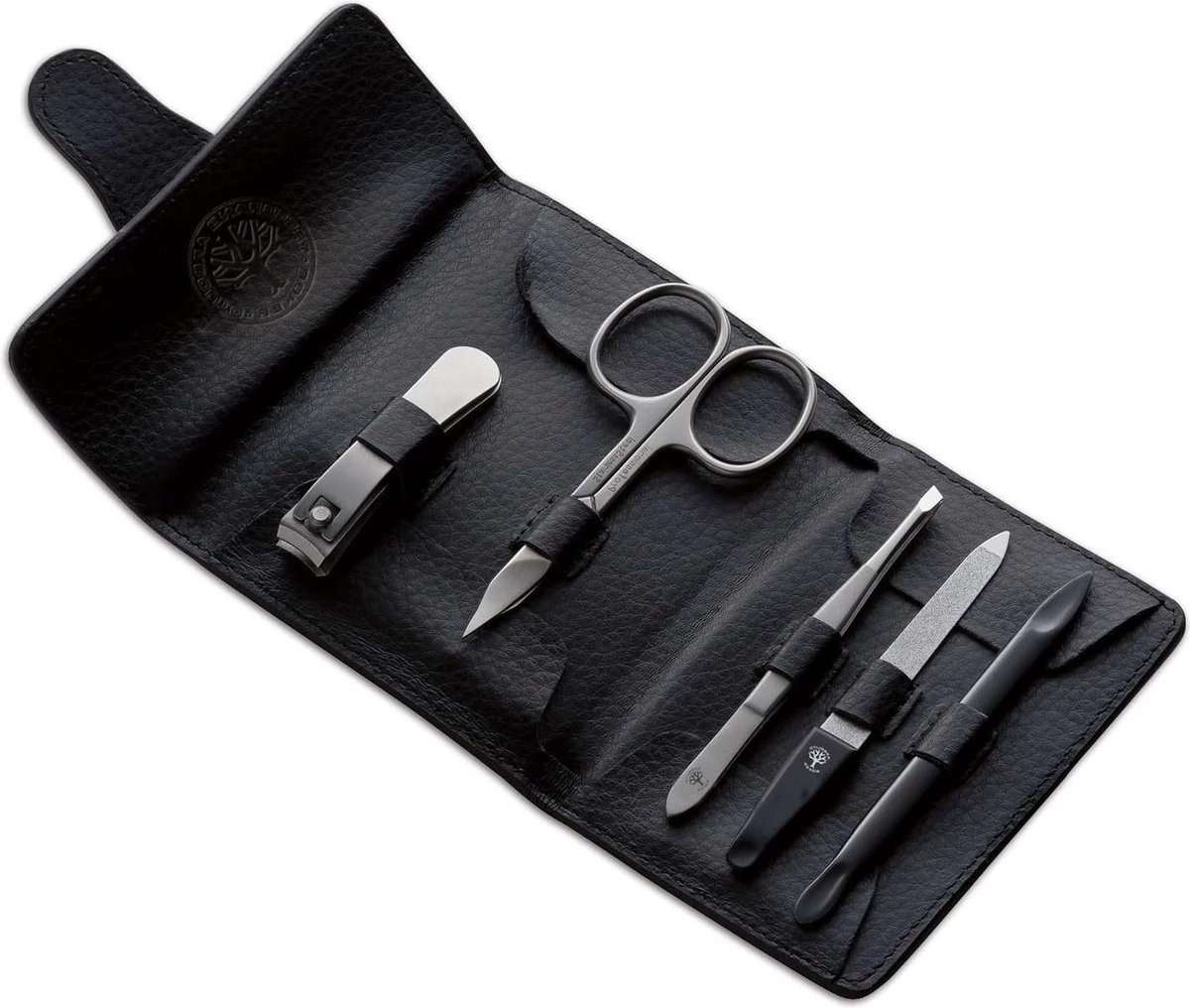 Manicure Set Classic zwart - Luxe Arbolito nagelverzorgingsset