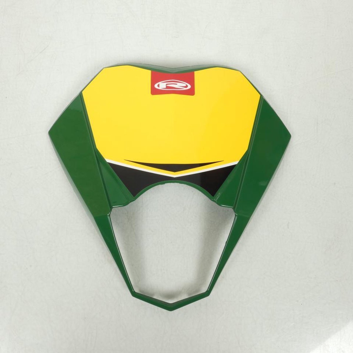 Plaque phare pour moto Rieju 50 Mrt Pro 2012 0/000.620.5320 Vert Jaune Neuf