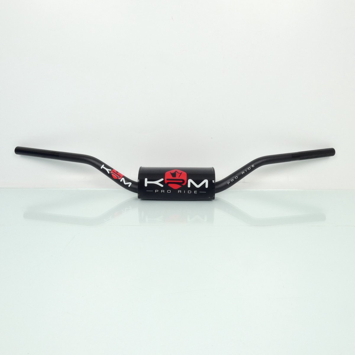 universeel stuur krm overmaat Ø28.6mm met foam zwart / rood voor motorfiets 50 nieuw
