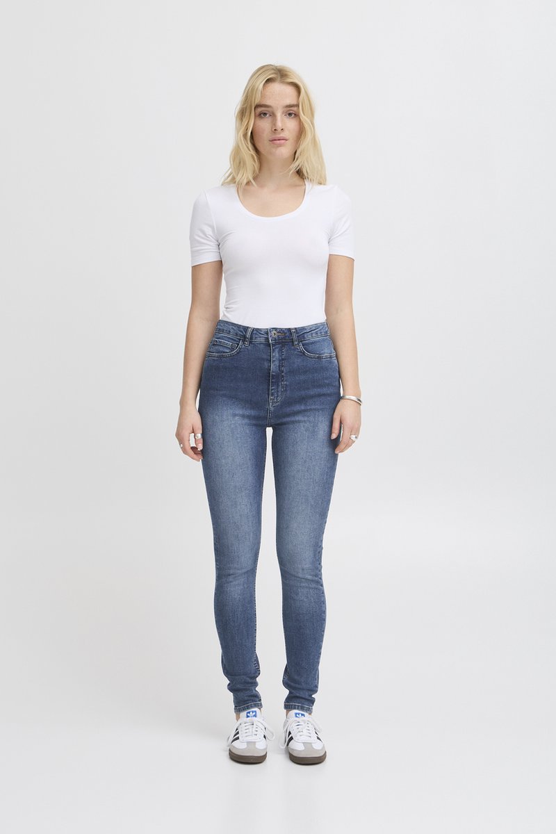Ichi IHTWIGGY SLIM HIGH WAIST Dames Broek - Maat 27/32