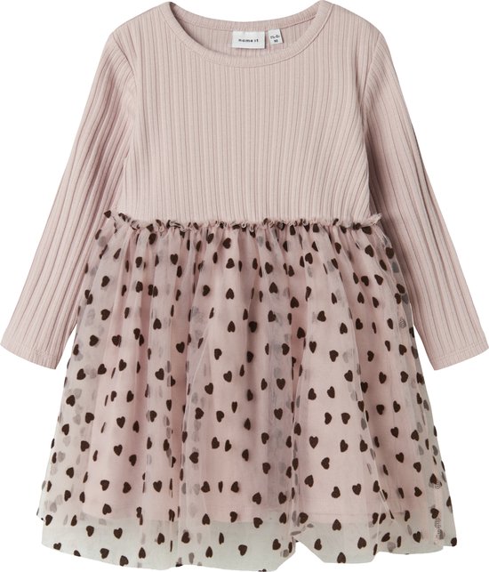 NAME IT NMFNEA LS TULLE DRESS Meisjes Jurken bol