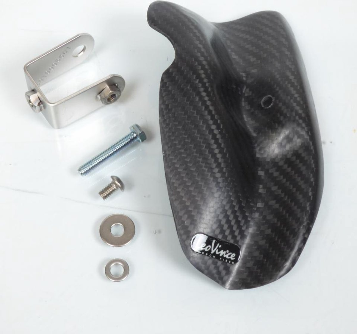 Protection moteur droite carbone Leovince pour moto Honda 250 CRF R 2004 à 2009 Neuf