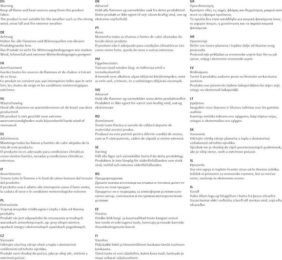 vidaXL - Tunneltent - 4-persoons - waterdicht - blauw