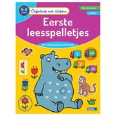 Oefenboek met stickers 0 - Eerste leesspelletjes