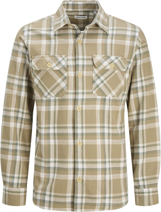JACK&JONES JJEDARREN OVERSHIRT LS NOOS Heren Overhemd - Coriander