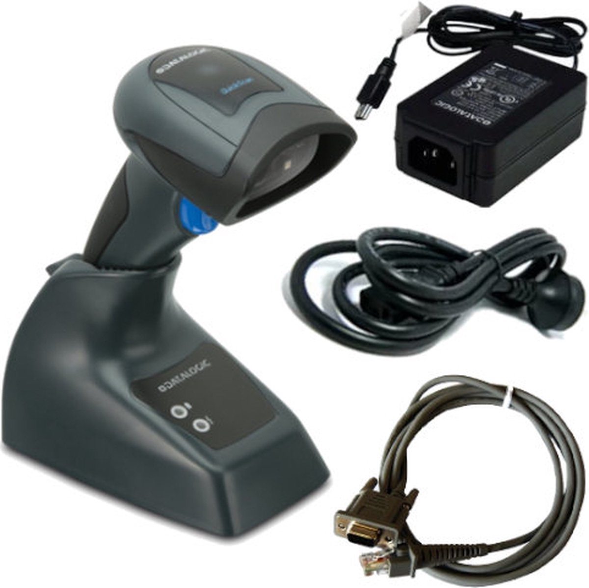Datalogic QuickScan I QBT2131, BT, 1D, BT, multi-IF, kabel (RS232), zwart