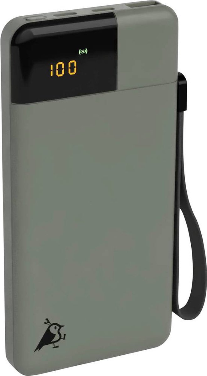 Aqiila Powerbird B10 Powerbank 10.000 mAh 20W mosgroen