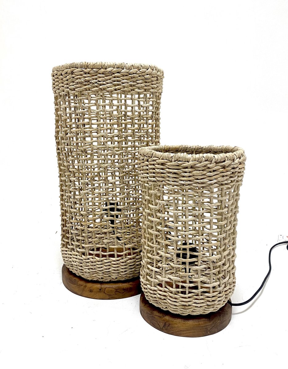 Abaca Vloerlamp Maurice - Ø30xH60 cm