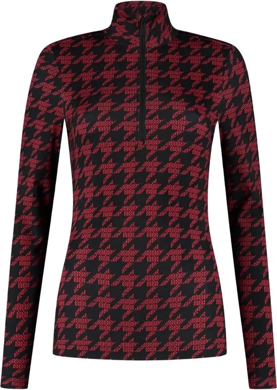 Pull de ski Nikkie Sportswear Geo Logo pour femme Rouge XL/42