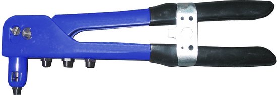 GESIPA Gripfast NTH klinknageltangset 100 PolyGrip aluminium - klinknagels 4,0 x 10,0 mm | klinkbereik: 0,5 - 6,5 mm | Ideale set van klinknagels en blindklinknagels voor doe-het-zelvers en