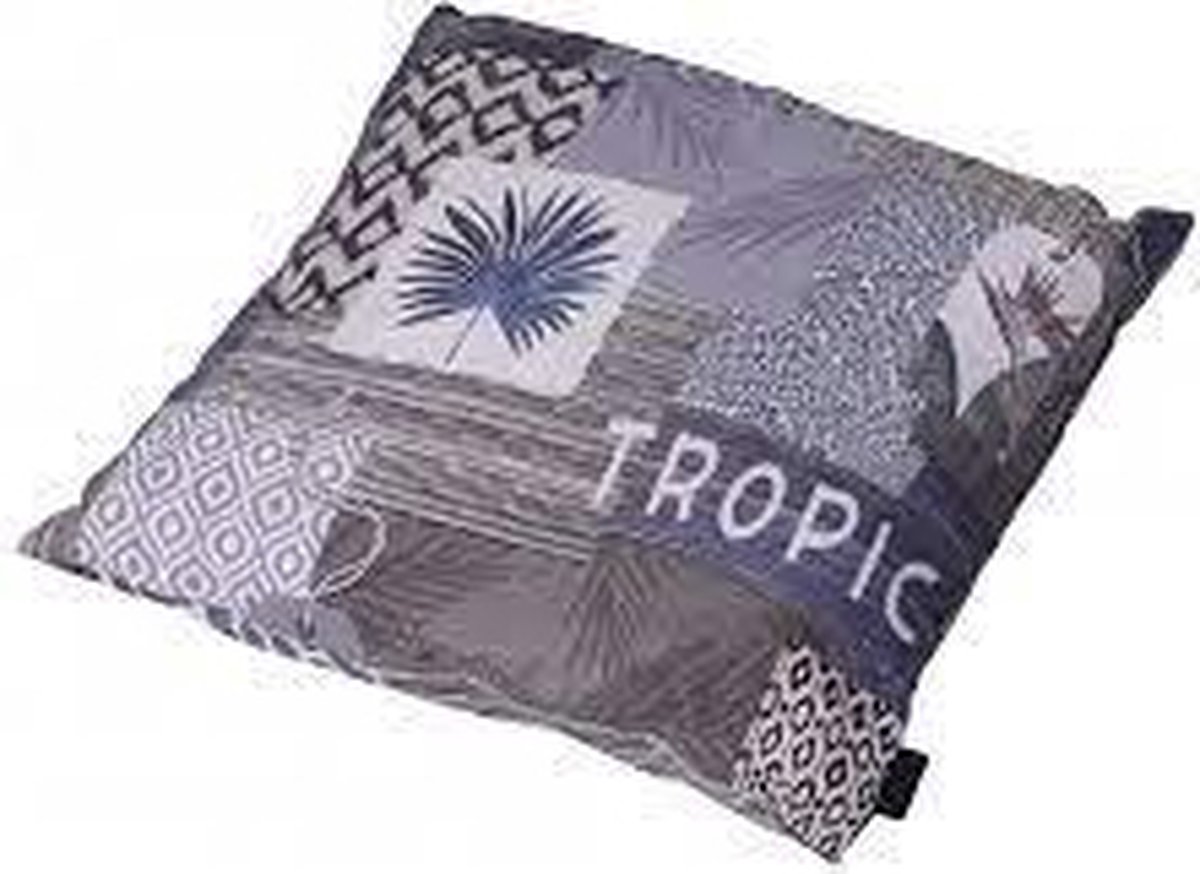 Madison sierkussen 40x40 cm Tropic blue Blauw