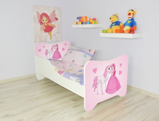 Peuterbed Top Beds Happy 70×140 Prinses En Paard Incl. Matras