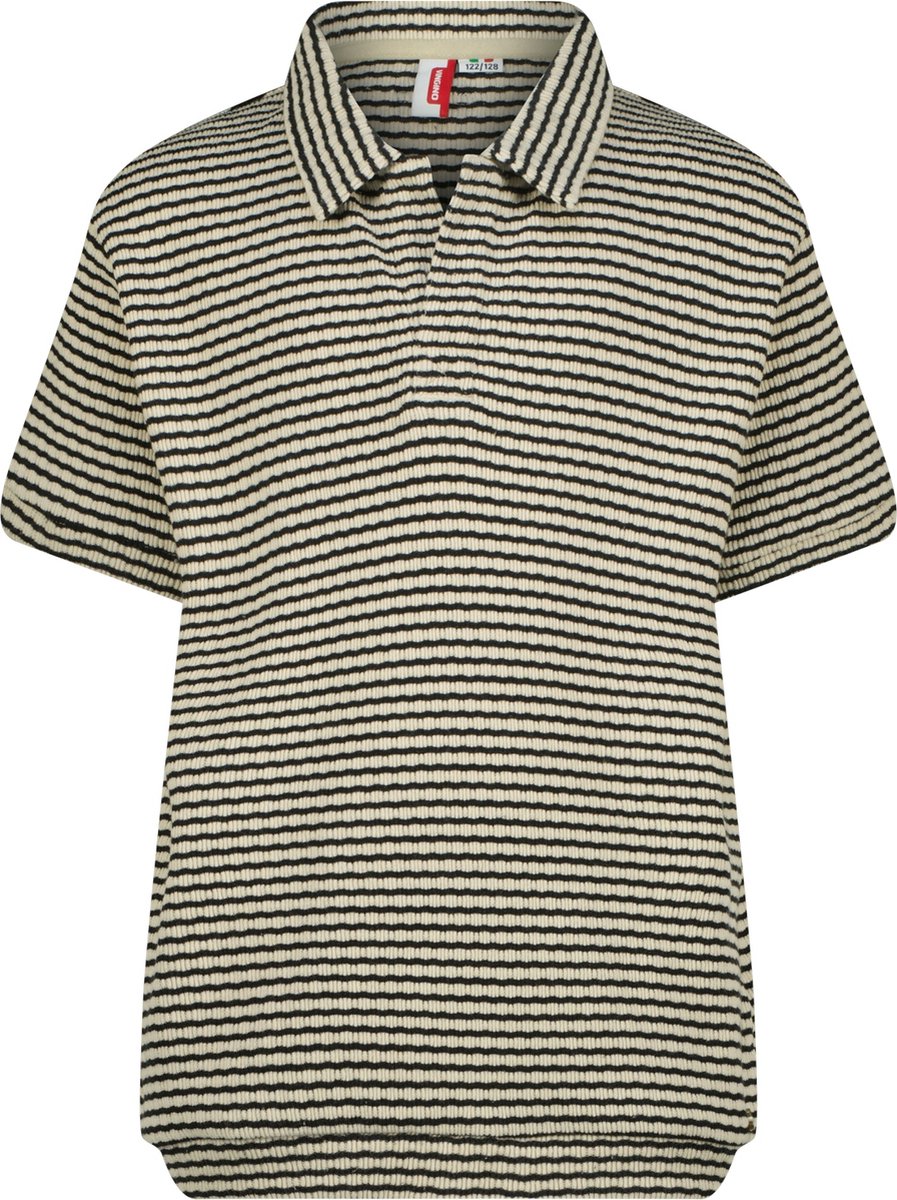 Vingino Macx Polo's & T-shirts Jongens - Polo shirt - Zand - Maat 128