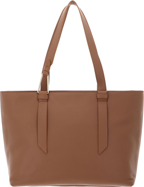 Borsa A Tracolla COCCINELLE Malory In Pelle Granulata – Marrone Chiaro
