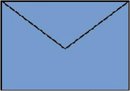 Envelop c6 midden blauw 5 stuks