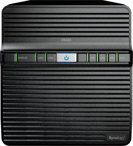 Synology DiskStation DS423, NAS, Realtek, RTD1619B, Noir