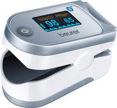 Beurer PO 60 Bluetooth® Saturatiemeter – Pulse-Oximeter voor Vinger – Meet Zuurstofgehalte & Hartslag – Kleurendisplay – beurer HealthManager Pro App – Klinisch Getest & Medisch Gecertificeerd – Incl. Batterijen – 5 Jaar Garantie