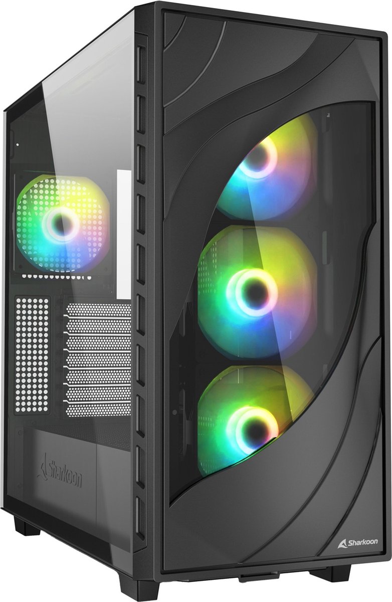 Sharkoon Rebel C80G RGB midi tower behuizing