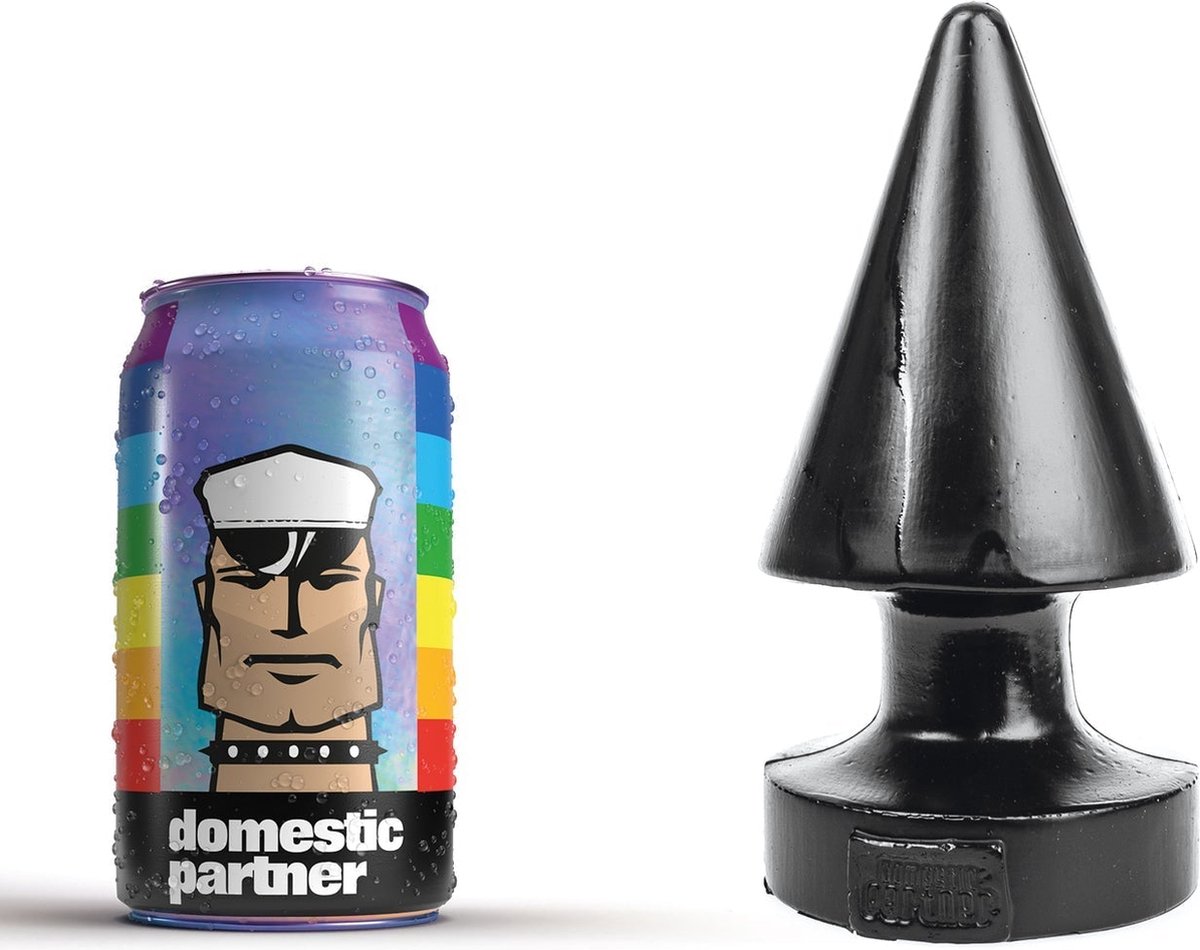 Goedkoopste Domestic Partner Buttplug Crack Attack 18 x 8 cm - zwart