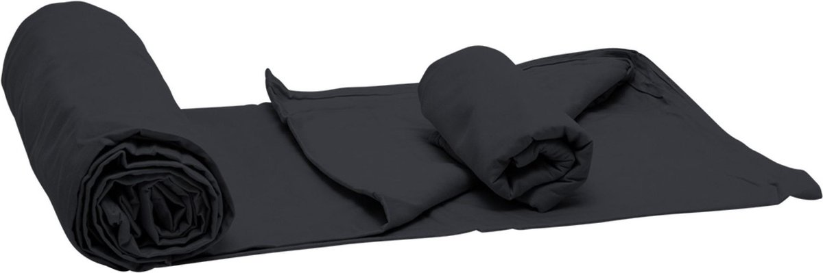 Verzwaringsdeken hoes kind 100 x 150cm - Antraciet - Katoen