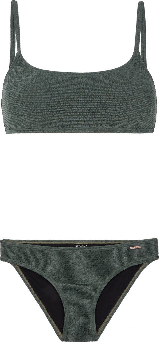 Protest PRTHIZZ Dames Bralette Bikini Huntergreen
