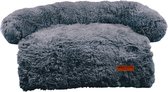 By Cee Cee - Origineel Hondendeken Bank – Hondenkleed Bank - Hondenmand - Premium - Volledig Afritsbaar - Donkergrijs - Maat XL