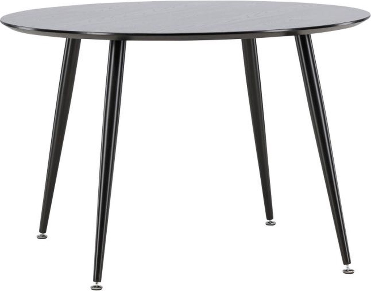 Svea - Zuko ronde eettafel - ø115 cm - zwart