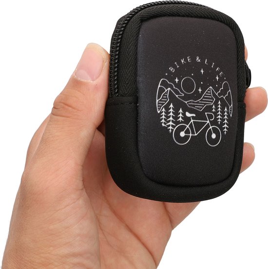 kwmobile Tasje geschikt voor Bosch Kiox / Kiox 300 - Fiets GPS hoes Bike Life Wit Zwart van kwmobile — afbeelding 4