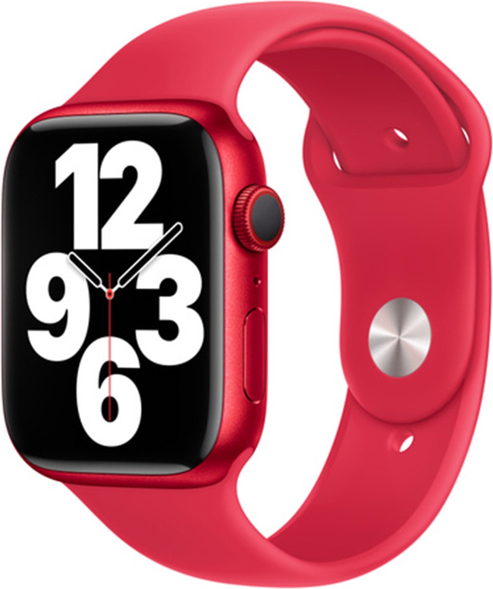 Apple MP7J3ZM/A slimme draagbare accessoire Band Rood Fluorelastomeer
