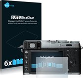 Savvies - Screenprotector voor Fujifilm X100T - Folie Beschermfolie transparant (6 Stuks)