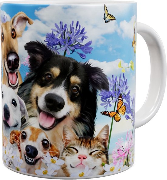 Animaux domestiques Selfie Fun In The Sun - Tasse 440 ml