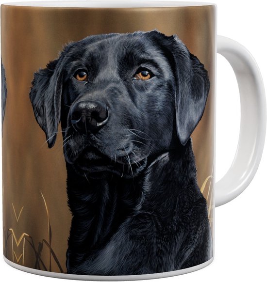 Black Labrador Loyal Companion - Black Lab - Mug 440 ml