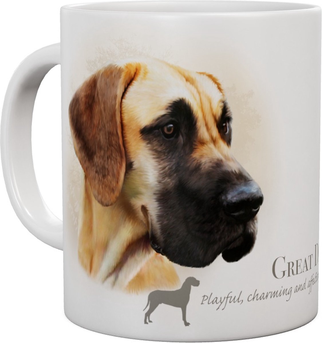 Deense Dog Great Dane - Mok 440ml 440
