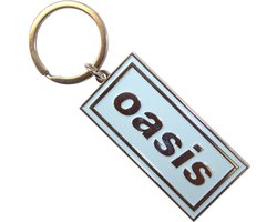 Oasis - Logo Sky Blue Sleutelhanger - Blauw