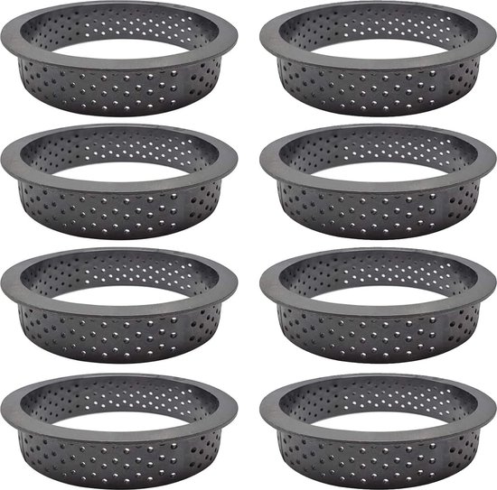 YXHZVON 2 siliconen bakvormen, rond, 20 cm, antiaanbaklaag, ronde siliconen vorm voor cheesecake, verjaardagstaart (rood