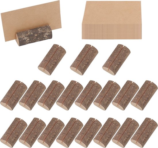 20 stuks memocliphouders, standaard, fotohouder, memohouders