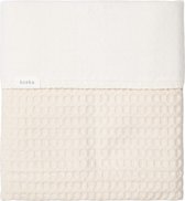 Koeka wiegdeken cotton fleece wafel Amsterdam natural 100x75