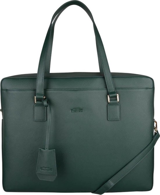 The Little Green Bag Laptop Bag Laptop Bag Talia 15,6 pouces vert