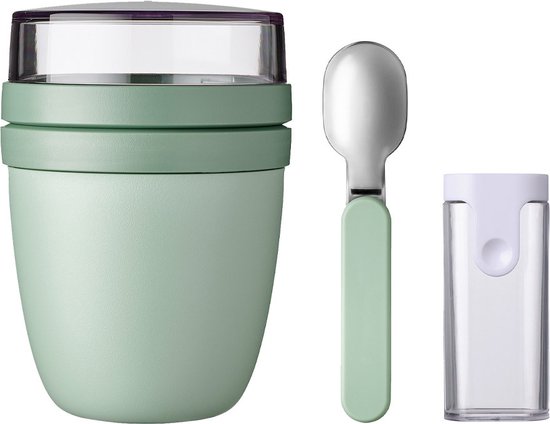 Pot à déjeuner + Faltbarer Löffel Ellipse 500 + 200 ml